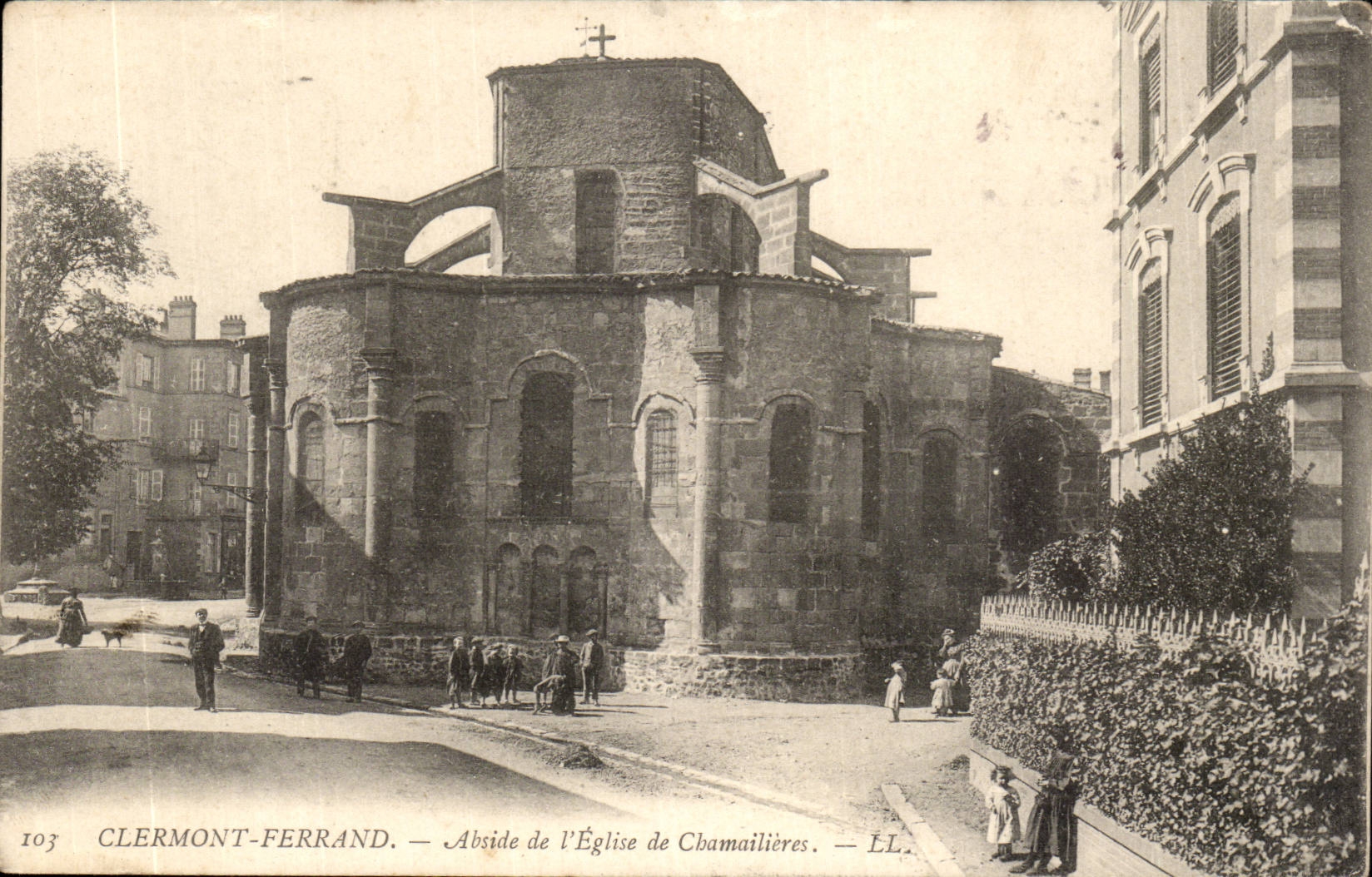 Puy de Dome- Clermont-ferrand Apse der Kirche von Chamailieres-CPA