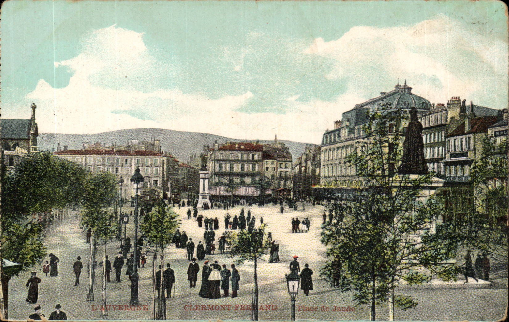Puy de Dome- Clermont-ferrand der Ort von Jaude-CPA