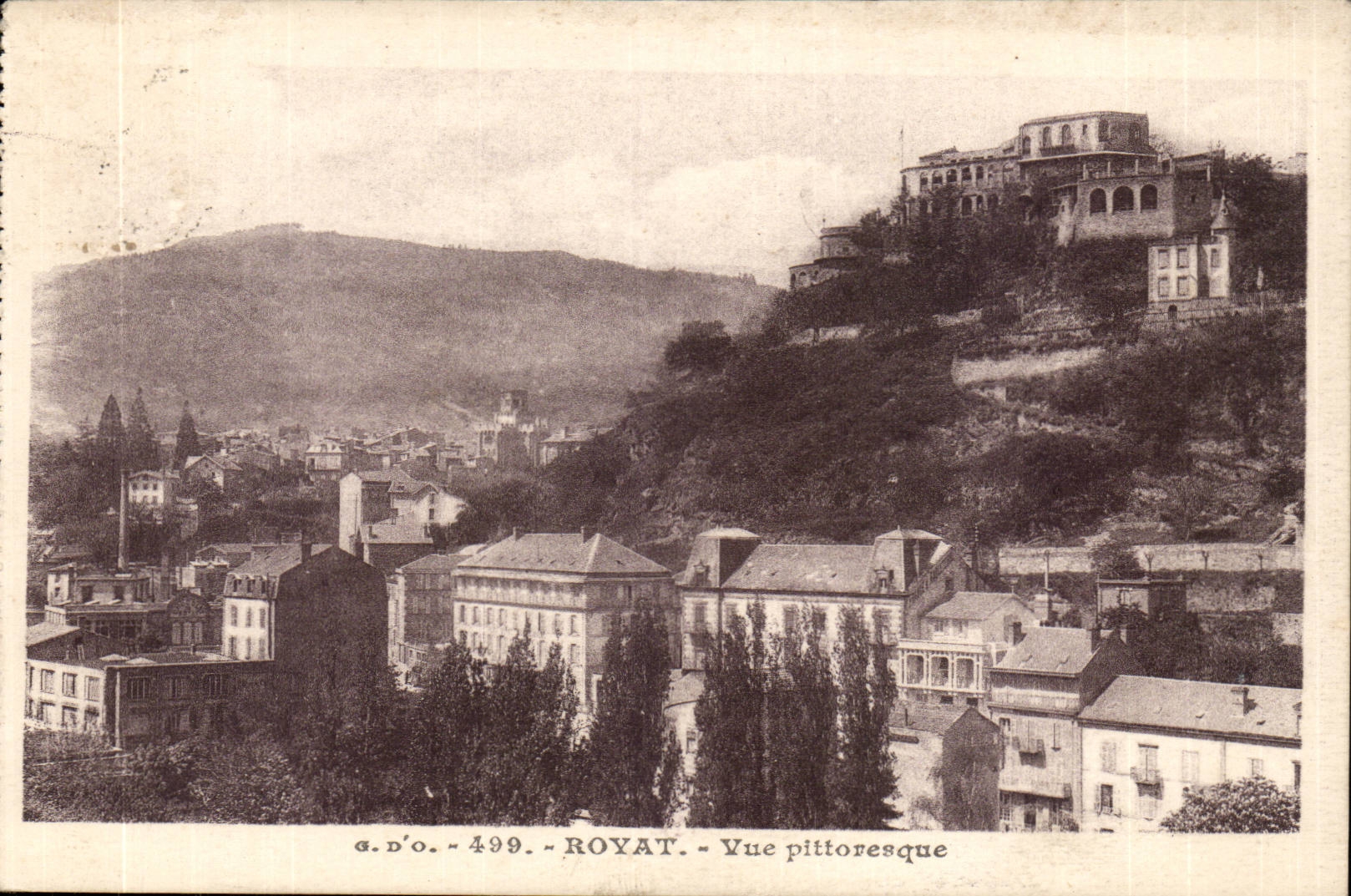 Puy de Dome- general Royat-Sight--CPA
