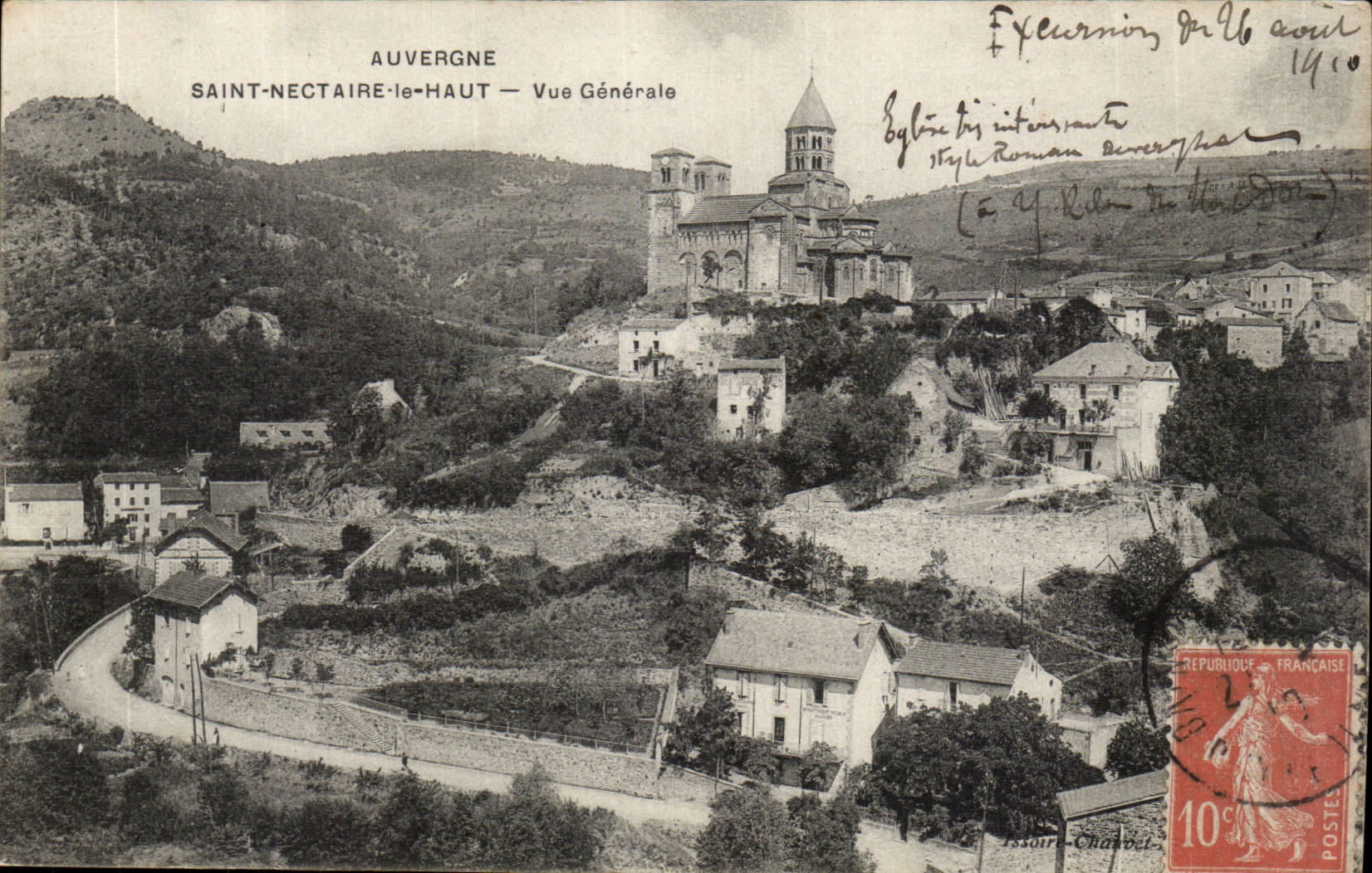 Puy de Dome- Saint Nectary High General-CPA Sight