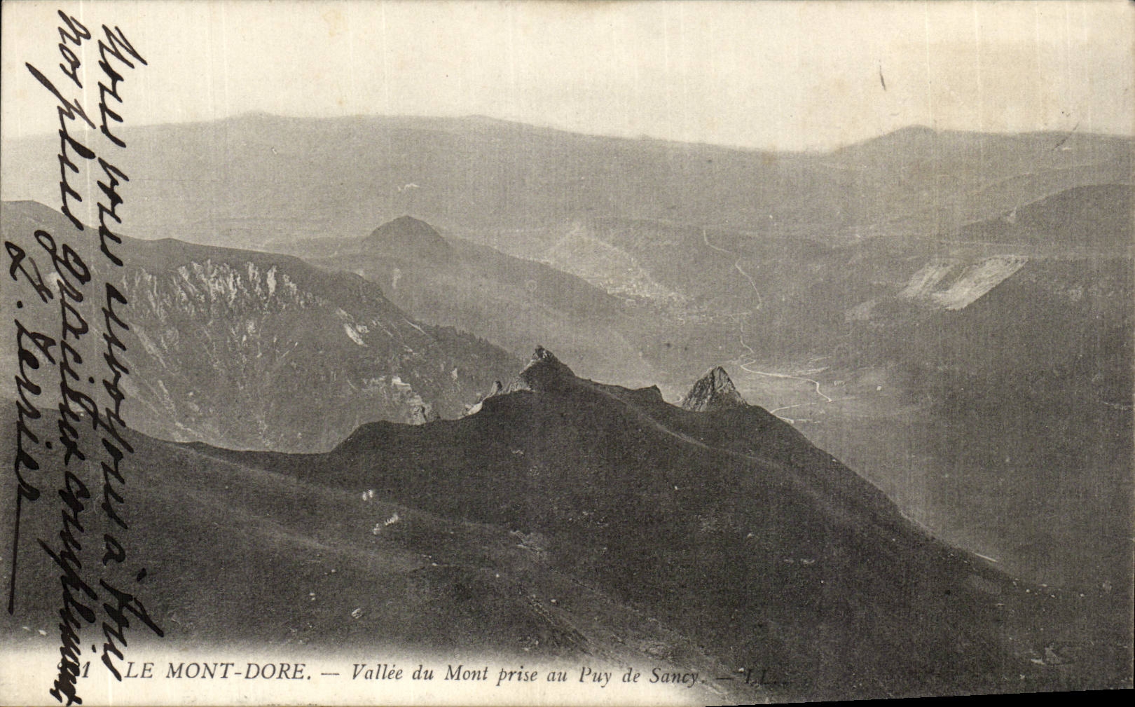 Puy de Dome- Valley of the Mount taken in Puy of Dome-CPA