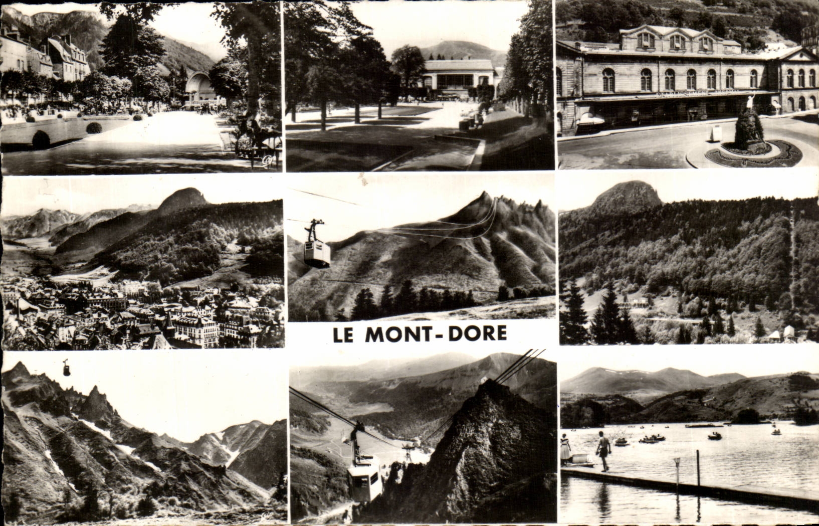 Puy de Dome- the DoreParc Mount of the Thermal-Sancy Casino-Etabl Capuchin and Funicular-Teleforique - CPA