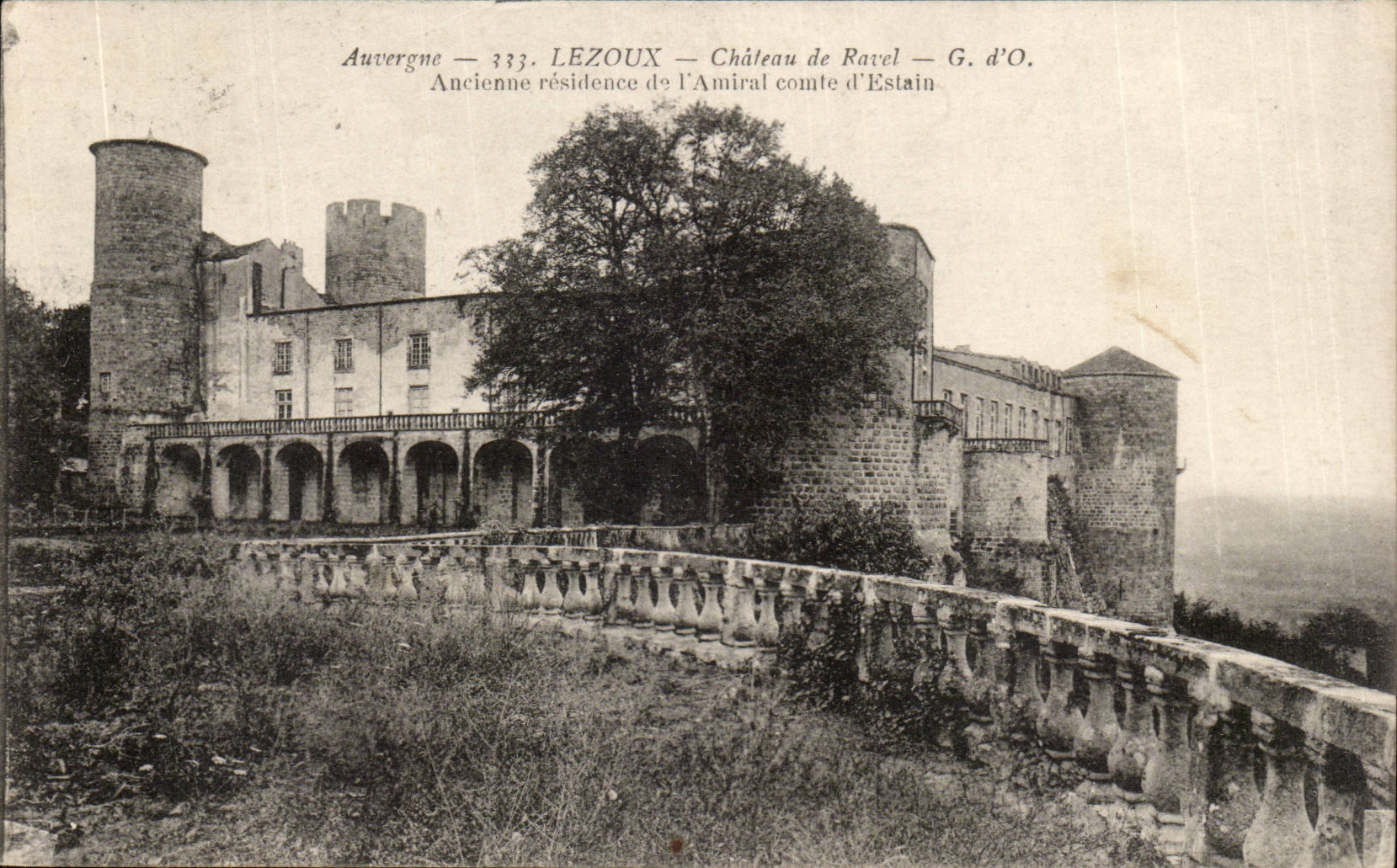 Puy de Dome- Lezoux- Castle of Ravel- Old residence of the Animal count d' Estaiu- - CPA