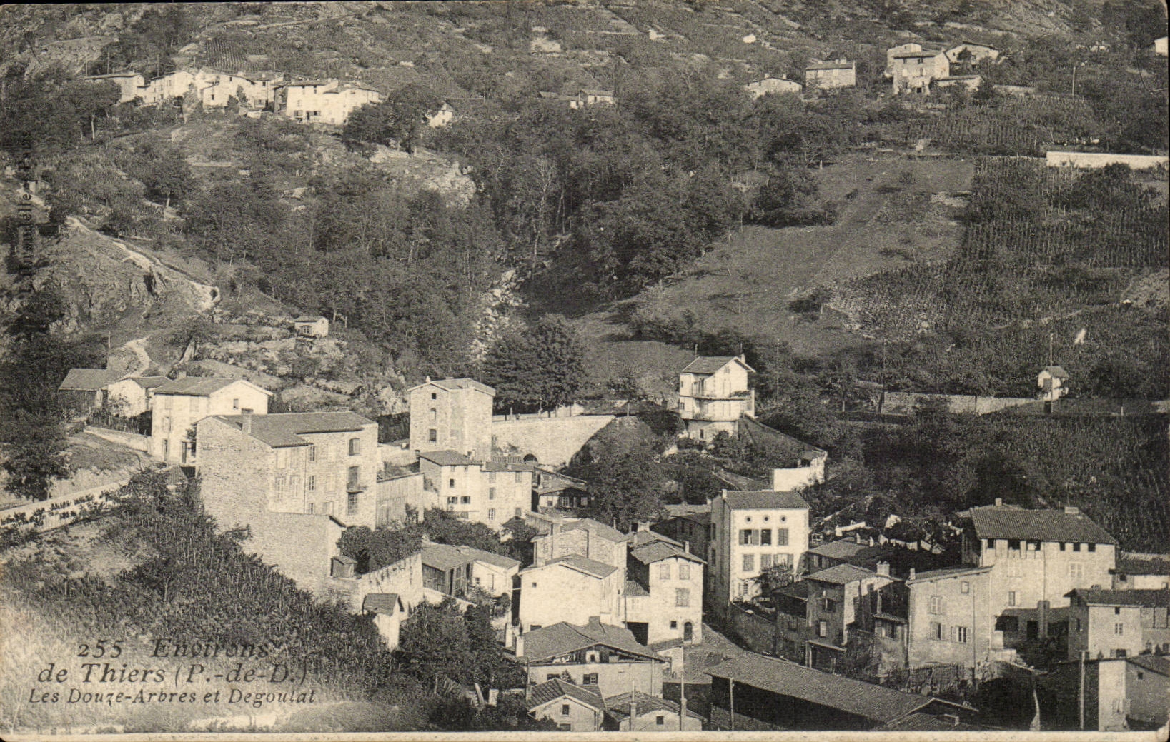 Puy de Dome- Surroundings of Thiers- Twelve trees and Degoulat-CPA