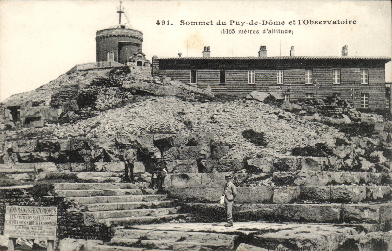 Puy de Dome- Dommet de Puy de Dome and Obsrevatoire- 1465 bills of quantities Al-CPA
