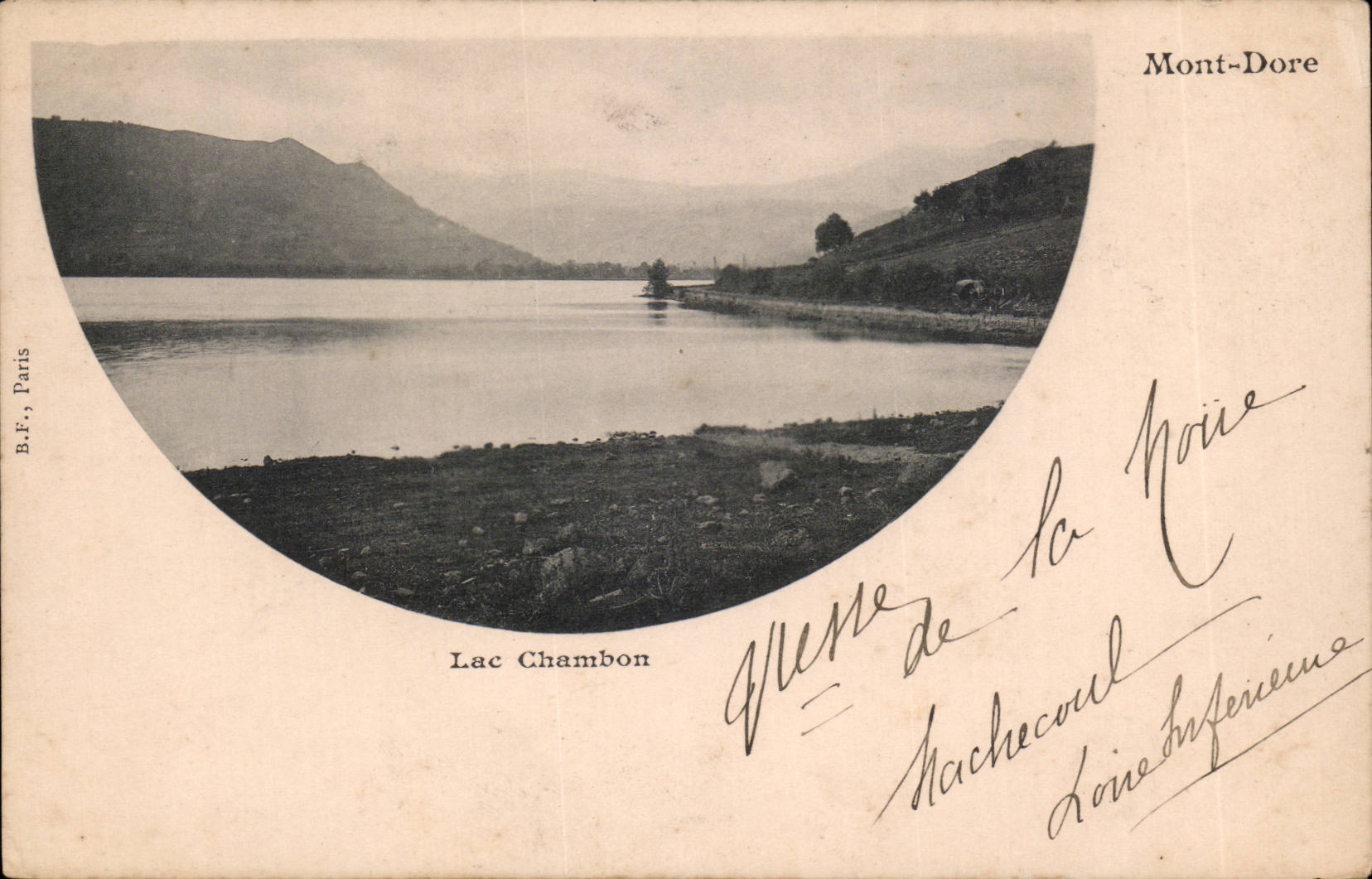 Puy de Dome- the Mount Gilds - Lake Chambon-CPA