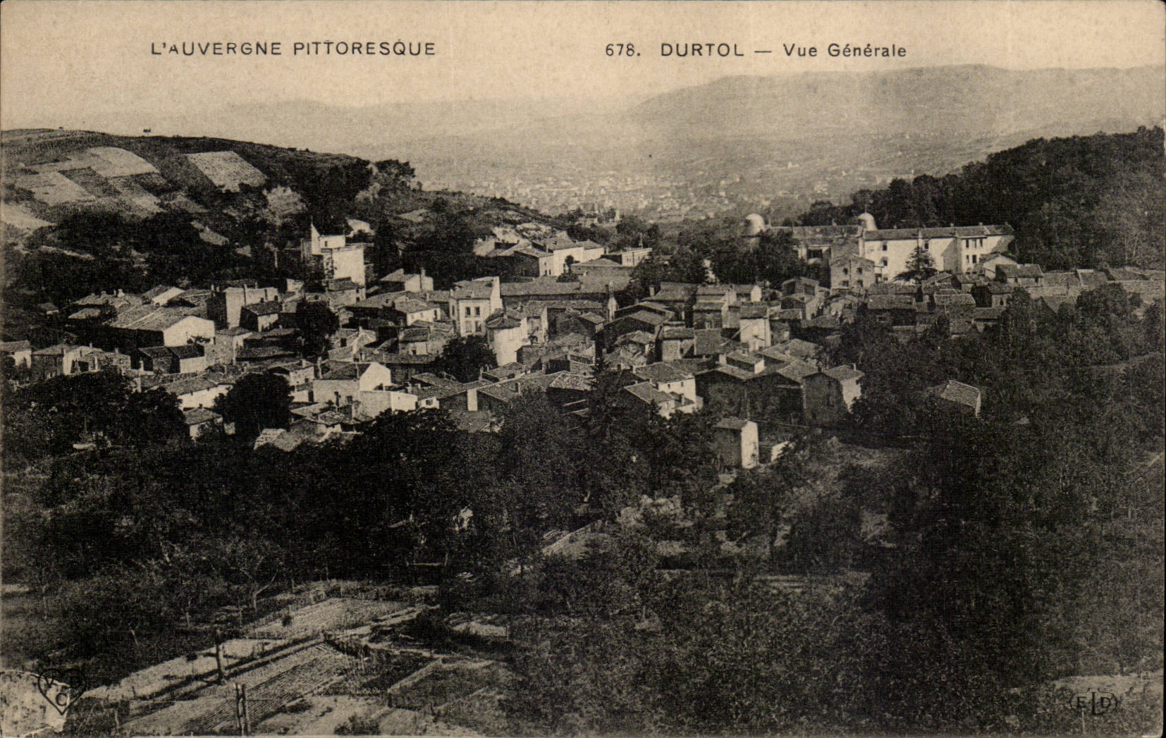 Puy of Dome-Durtol View - CPA