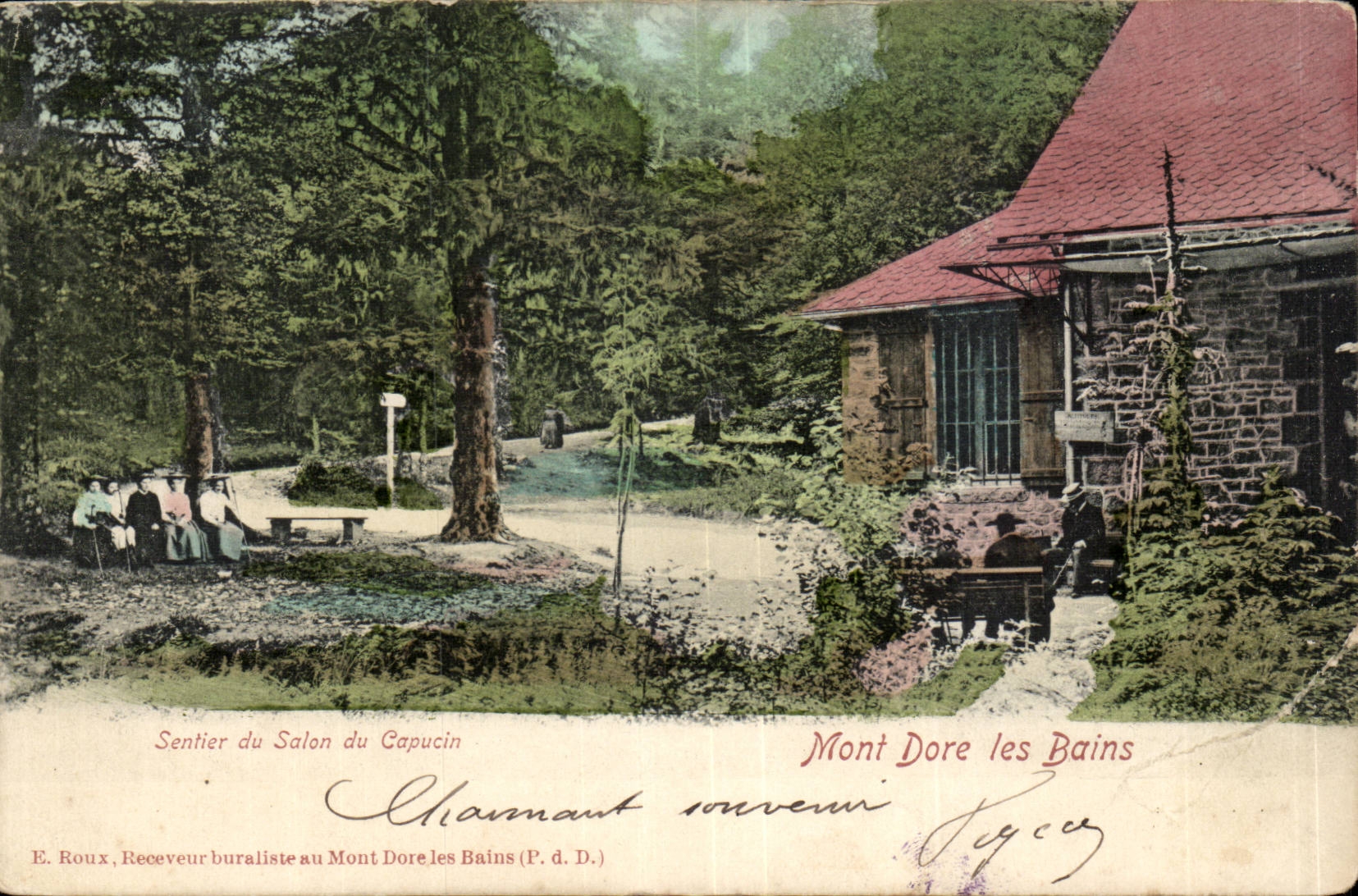 Puy de Dome- the Mount Gilds - Sentier the-baths of the Living room Capuchin-CPA