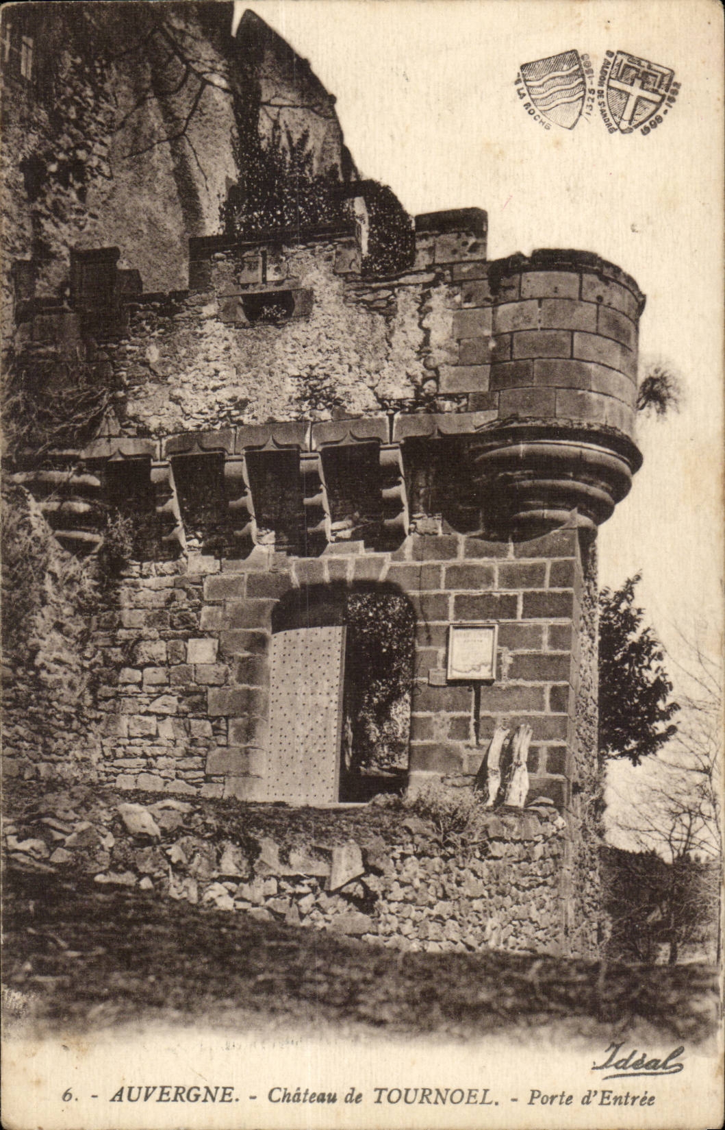 Puy De Dome - Castle of Tornoel - Main door - - - CPA