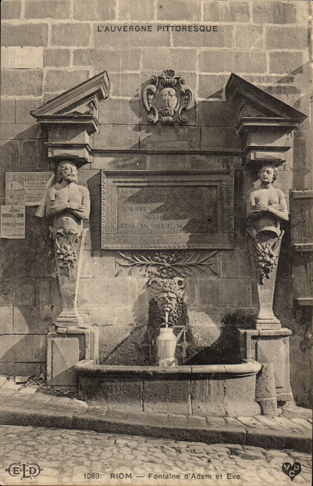 Puy De Dome - Riom - Fontaine d'Adam et Eve - CPA