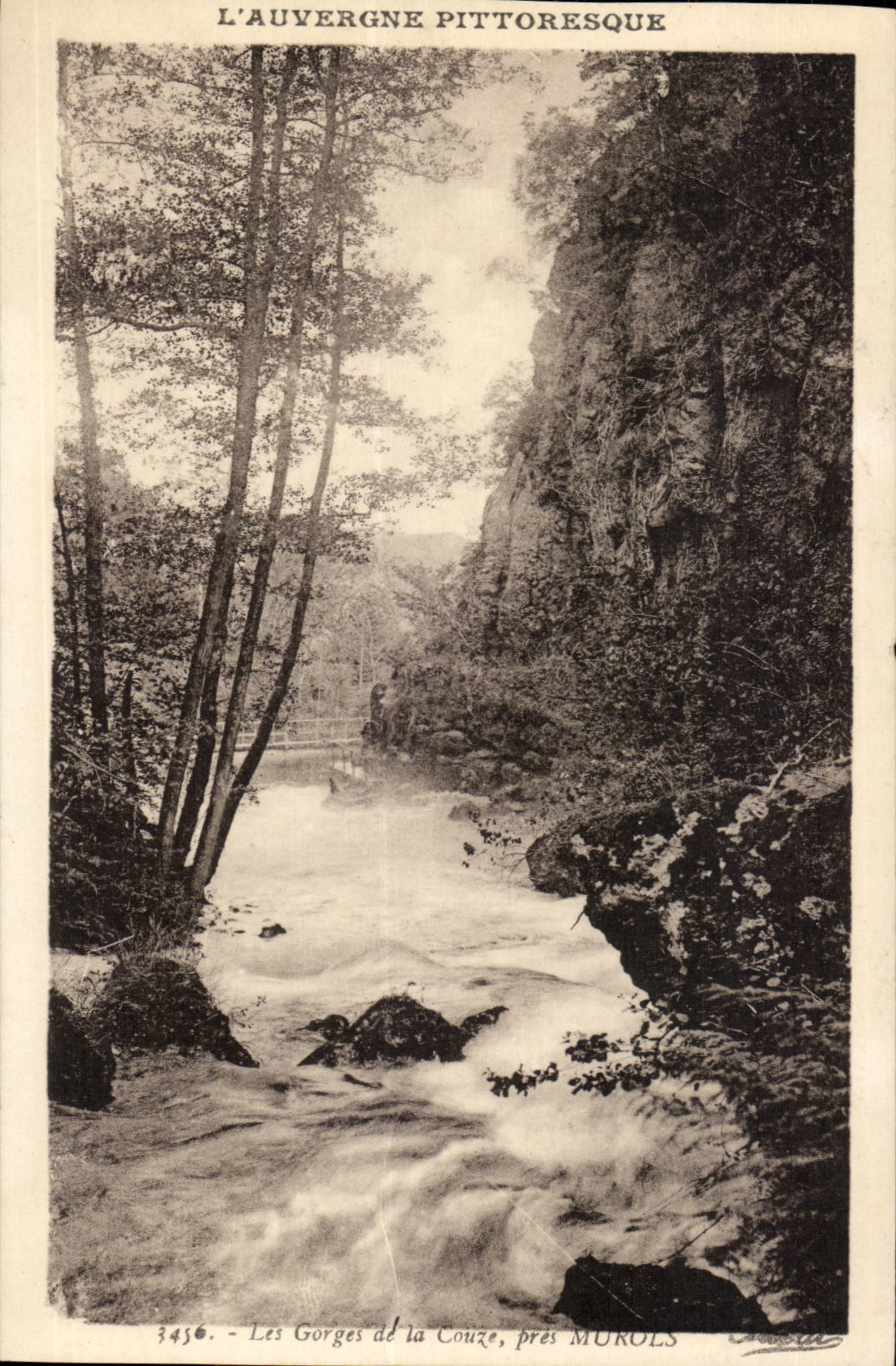Puy de Dome - Gaorge of the couze close Murols - CPA