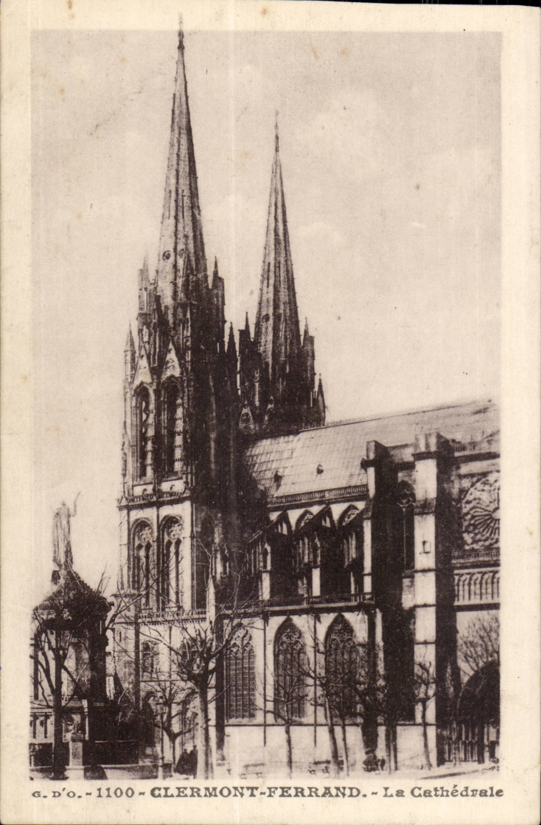 Puy de Dome - Clermont-ferrand - die Kathedrale - CPA