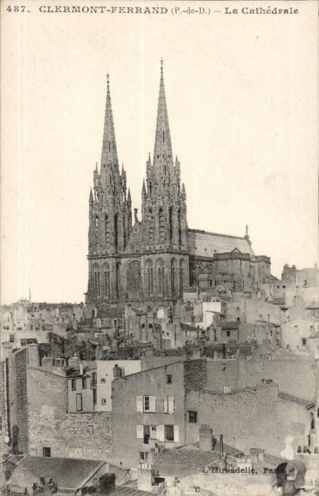 Puy de Dome - Clermont-ferrand - die Kathedrale - CPA