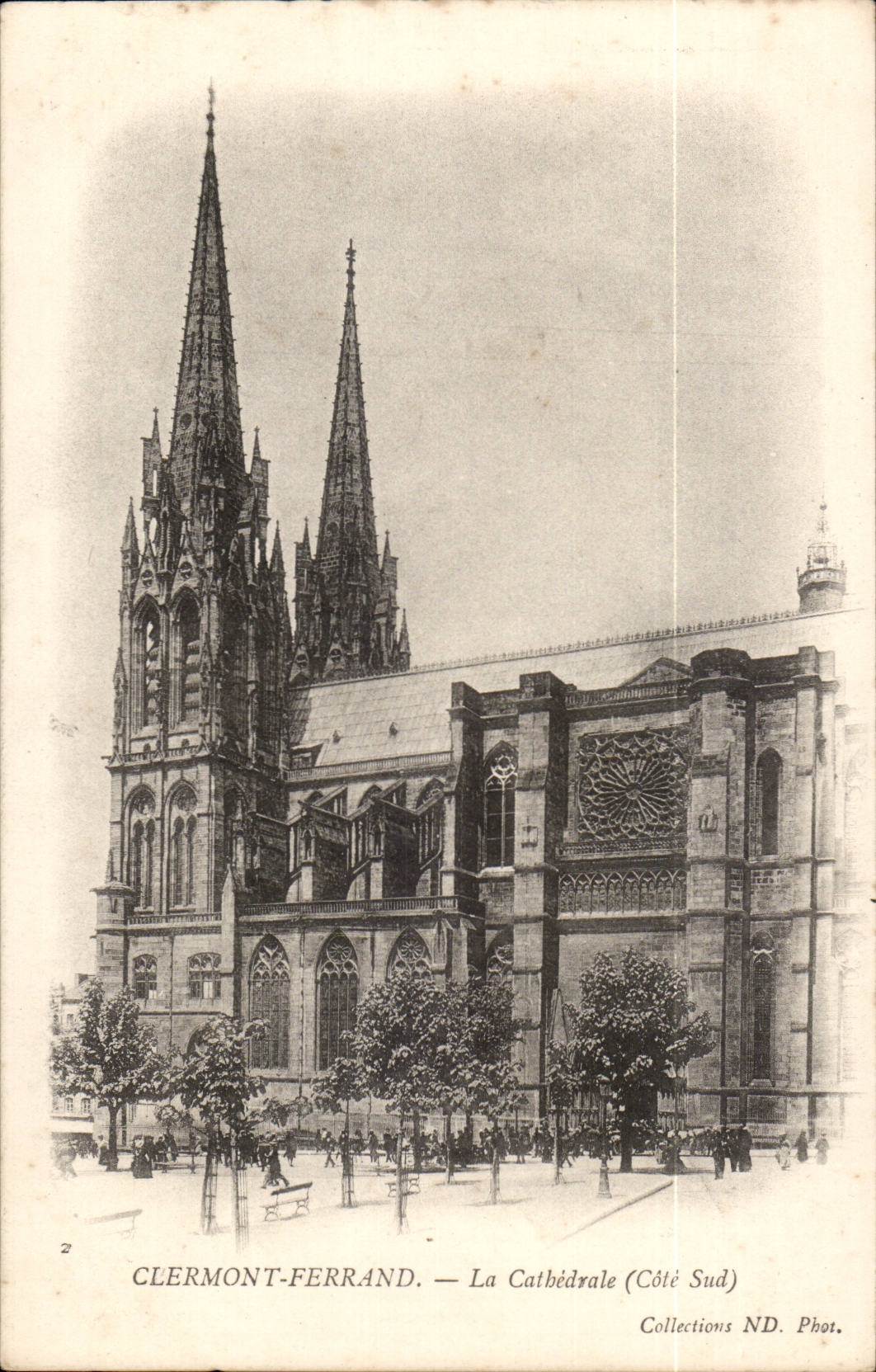 Puy de Dome - Clermont-ferrand - die Kathedrale - sudliches Teil - CPA