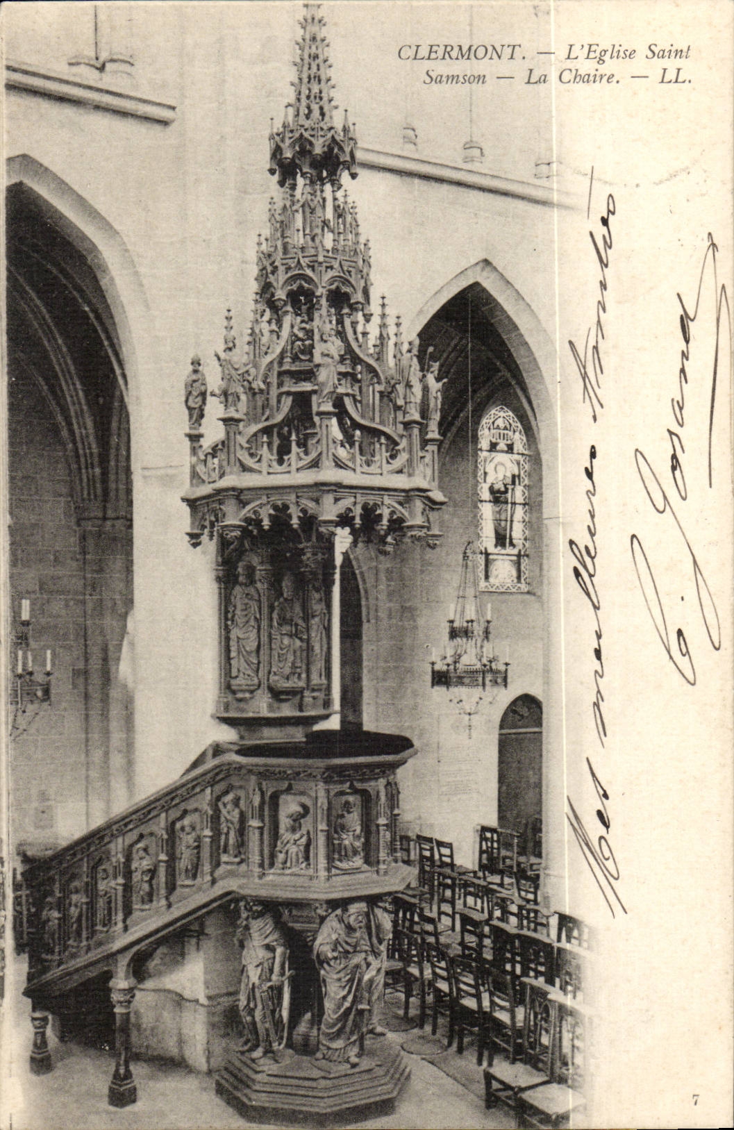 Puy de Dome - Clermont-Ferrand - the Church Saint Samson - Flesh - CPA