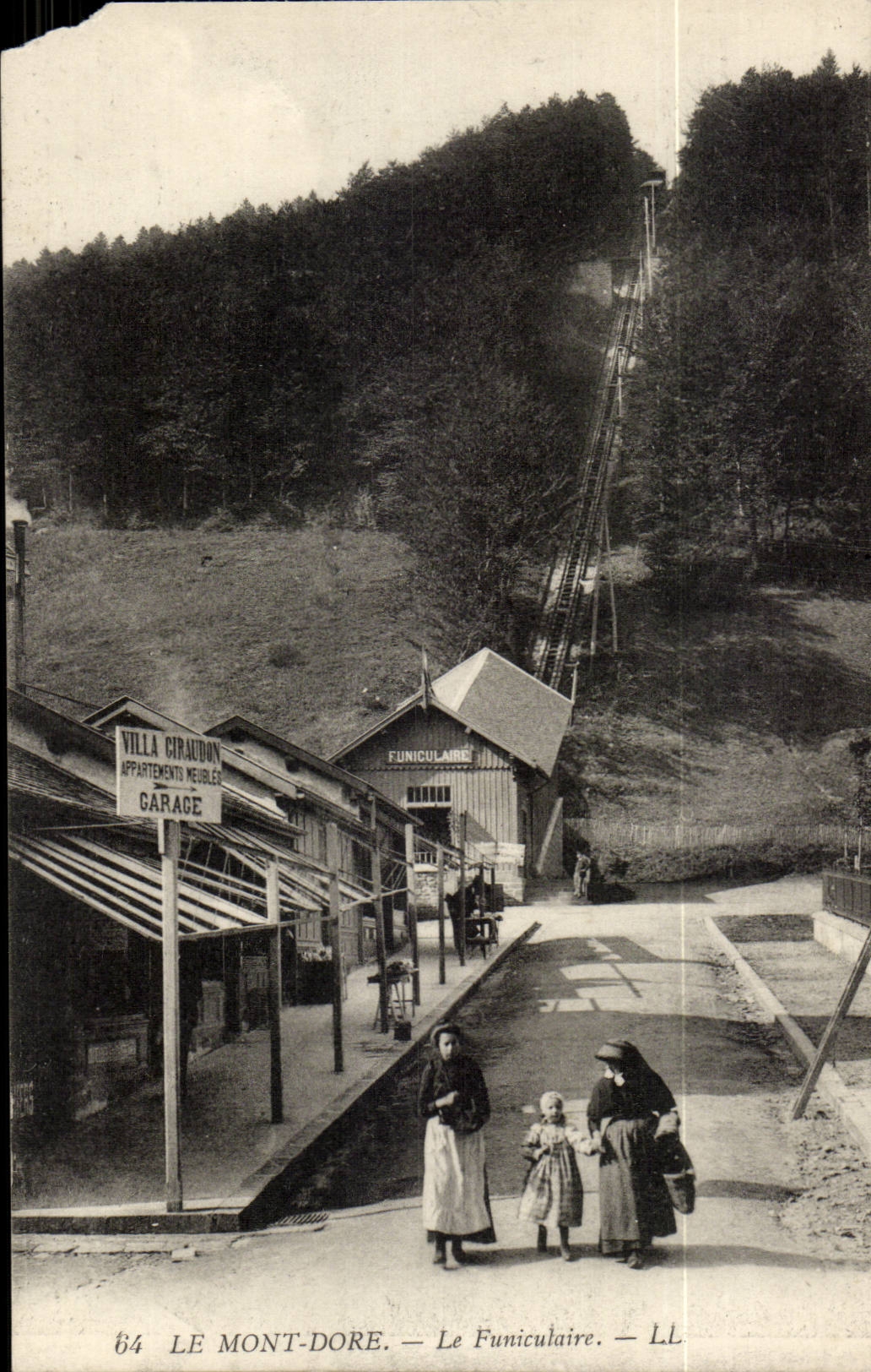 Puy de Dome - the Mount Gilds - Giraudon Villa the Funicular - child - garage - CPA