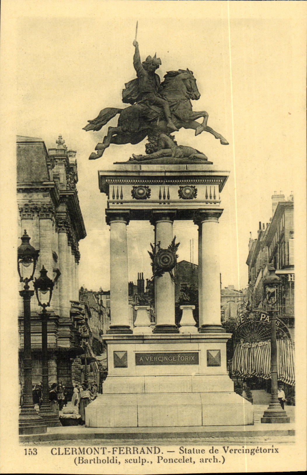 Puy de Dome - Clermont Ferrand - Statue of Vercingetorix - Bartholdi - CPA