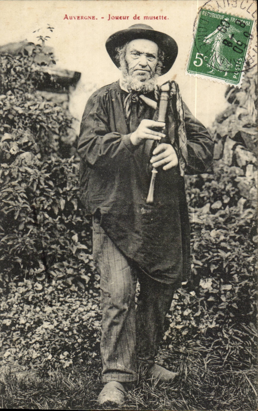 Puy de Dome - Auvergne - To play of Haversack - Music - Instrument - Together - CPA