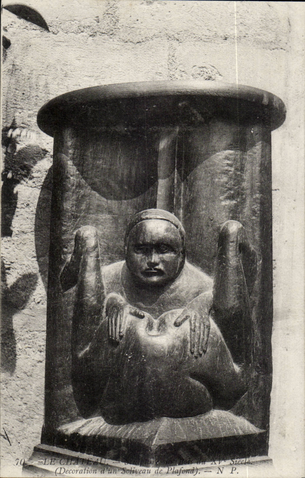 Puy de Dome - Decoration of a Small joist of Ceiling - CPA