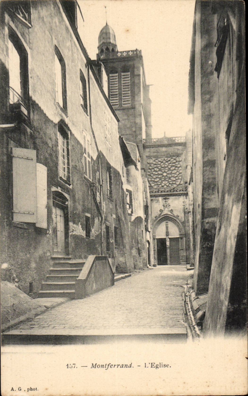 Puy de Dome - Montferrand - the Church - CPA