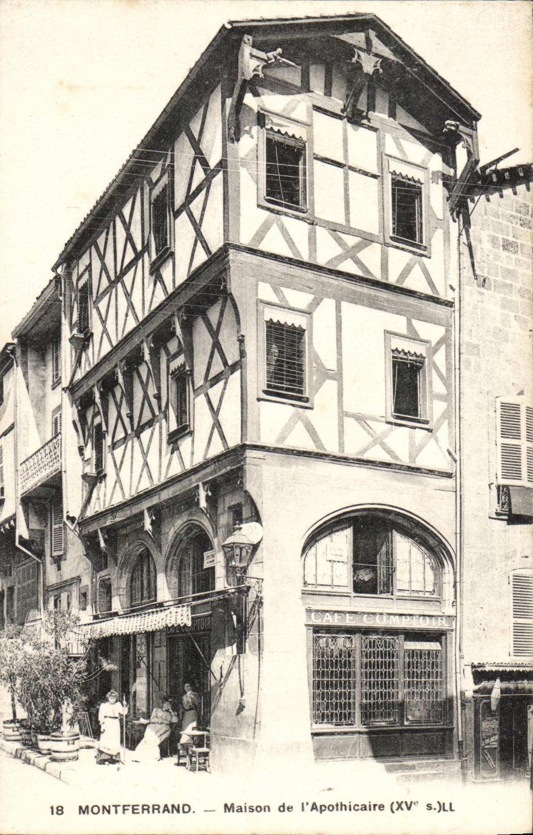 Puy de Dome - Montferrand - House of Apothecary XV century - CPA