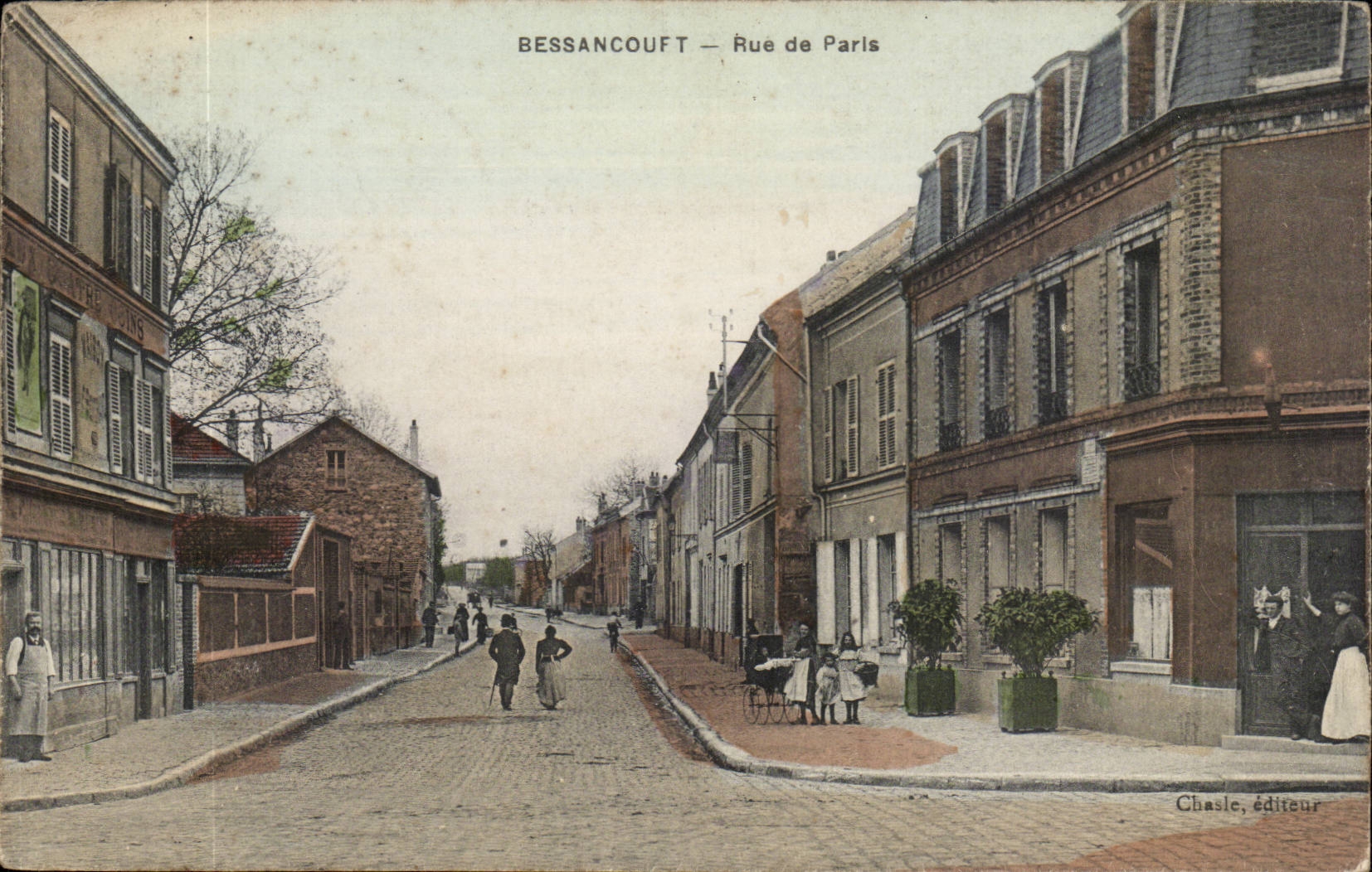 Bessancourt- Street of Paris - CPA