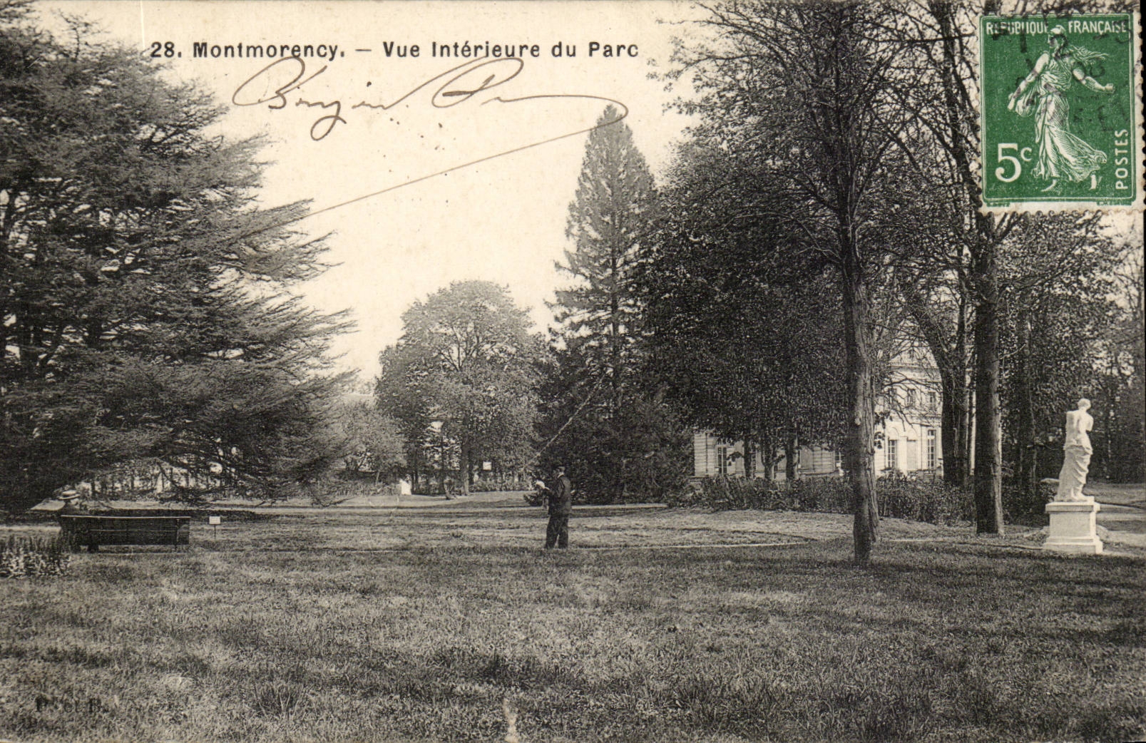 Valley of Oise- Seen Interior of the Park - CPA