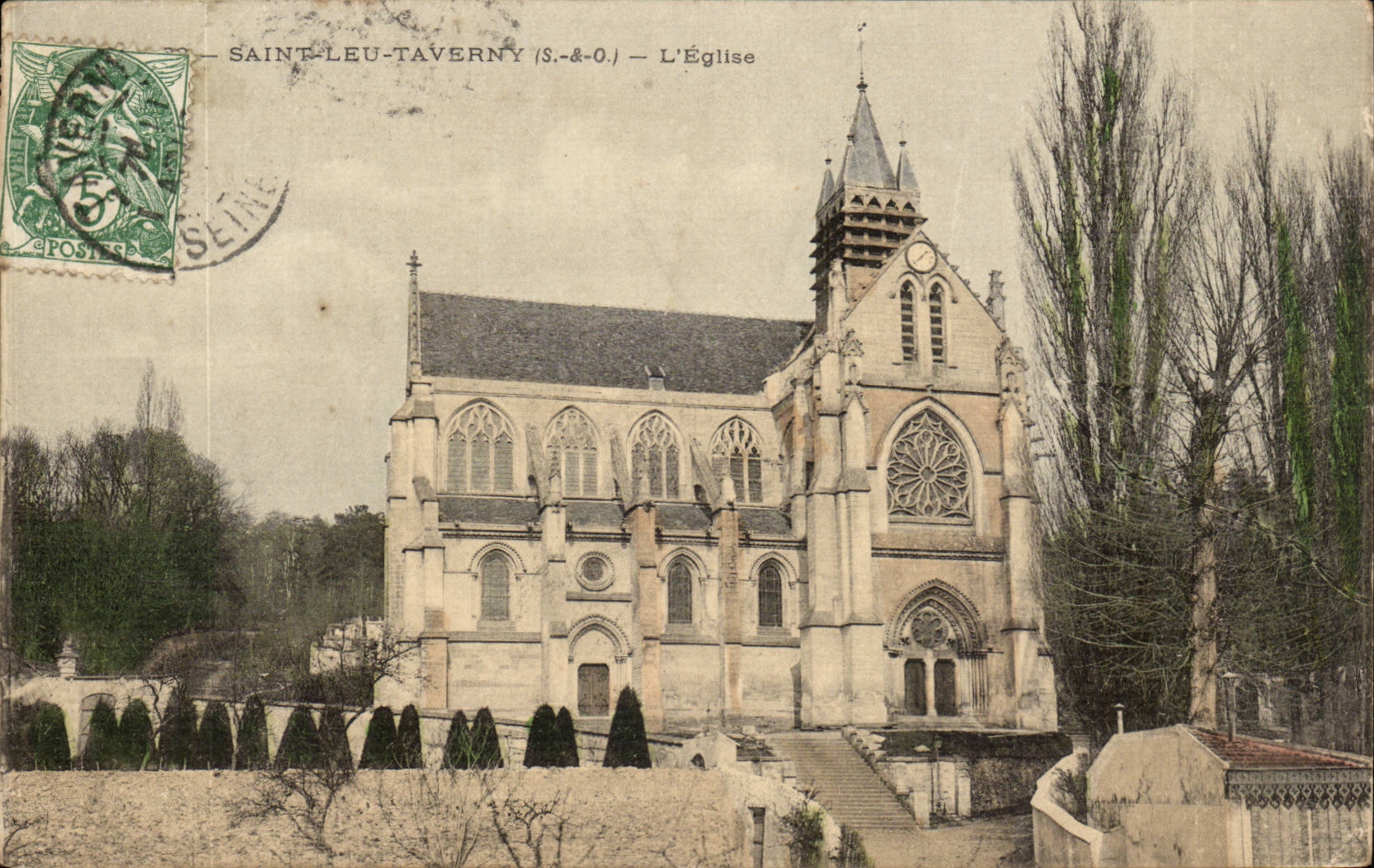 Saint Leu - Taverny- the Church-CPA