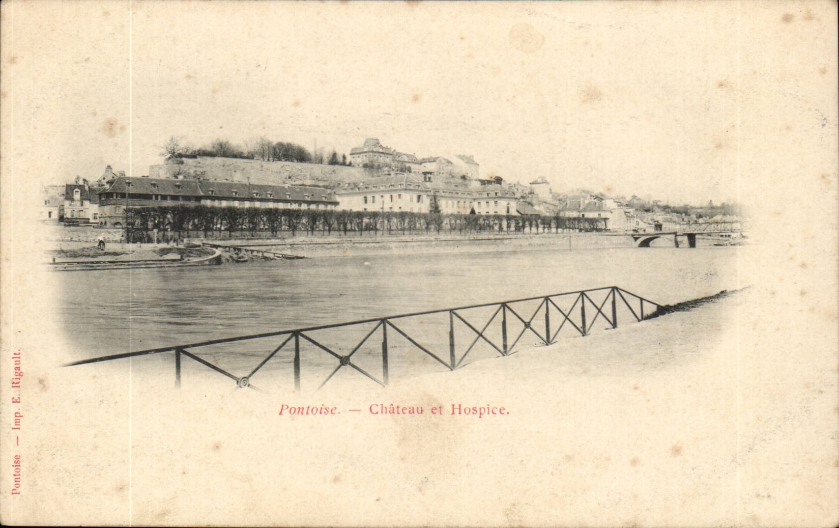 Valley D' Oise- Pontoise Castle of Old people's home-CPA