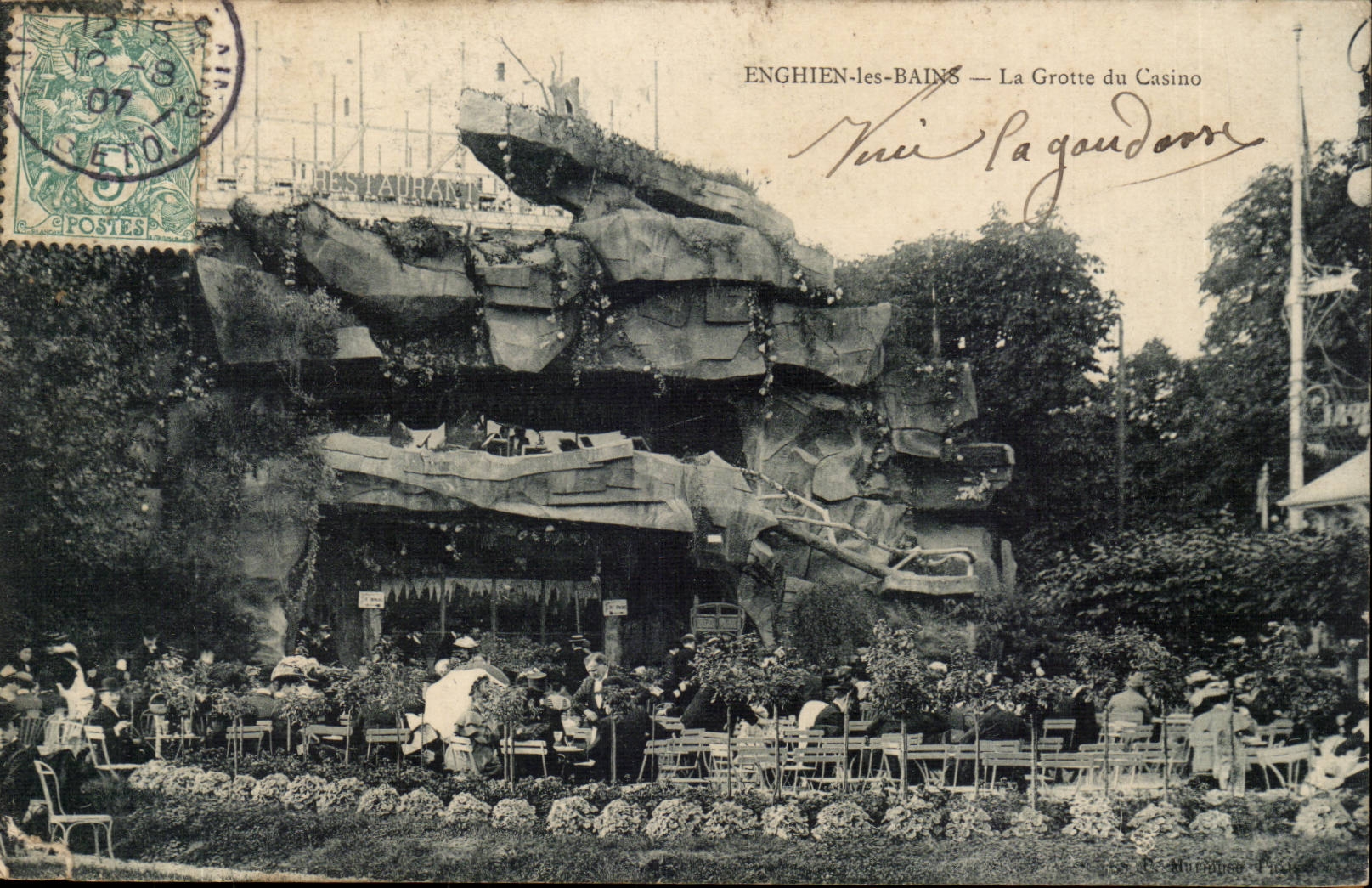 Valley D' Oise- Enghien-the-Baths the Cave of the Casino - CPA