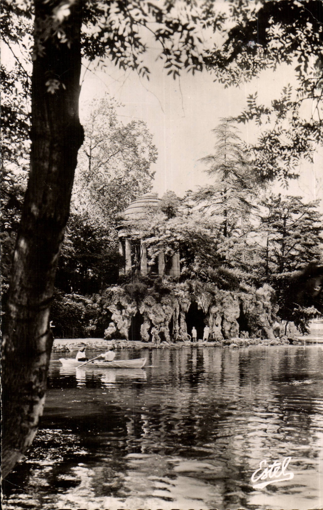 Paris (12) Bois de Vincennes- Le Lac Daumesnil et le Temple Grec- Greek Temple -CPA