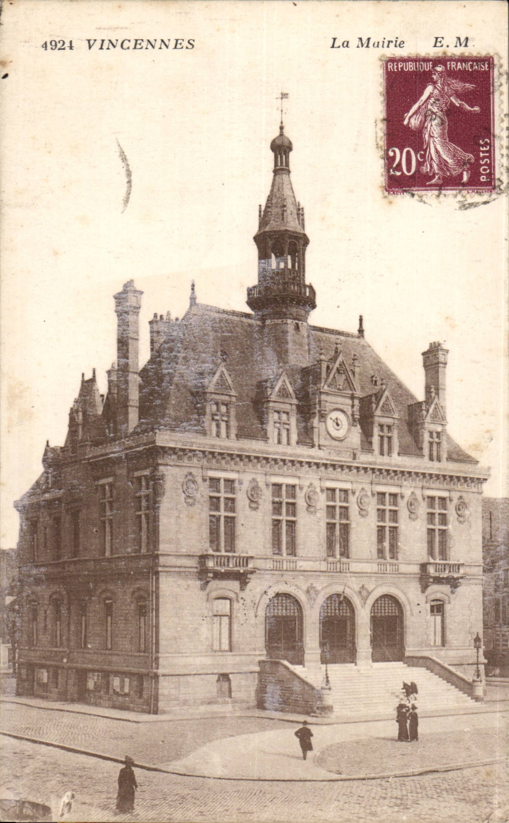 Vincennes it Town hall - CPA