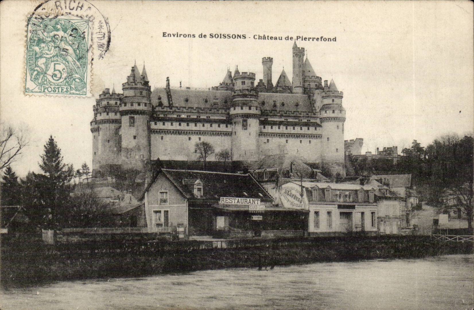 Surroundings of Soissons - Castle of Pierrefond - CPA