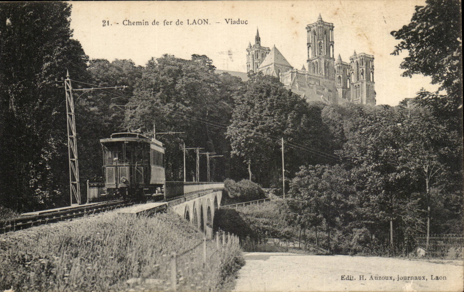 Laon - Railroad of Laon - Viaduct - CPA