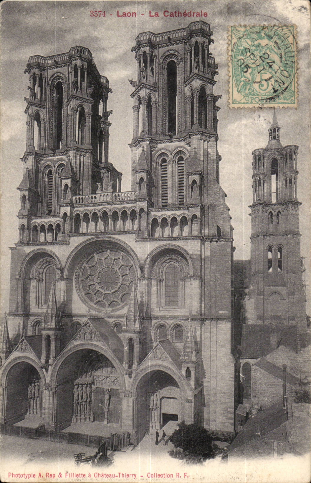 Laon - the Cathedral - CPA