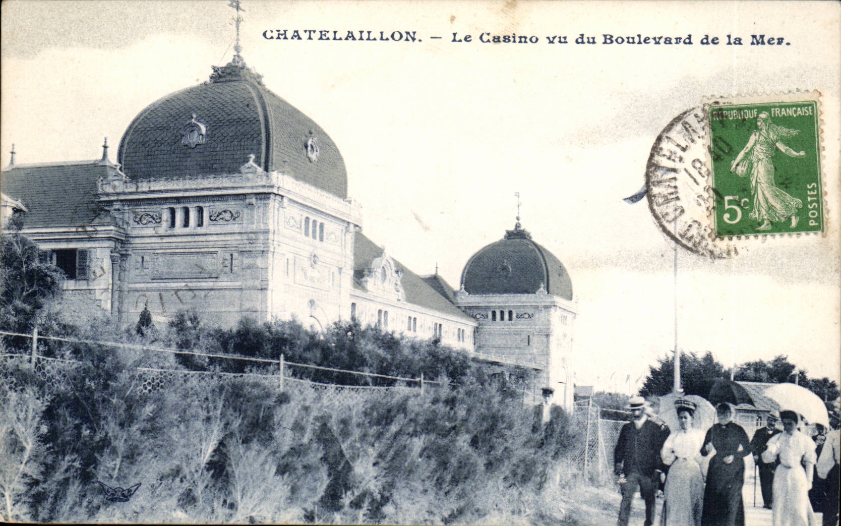 chatelaillon CPA the casino seen of the boulevard of the sea