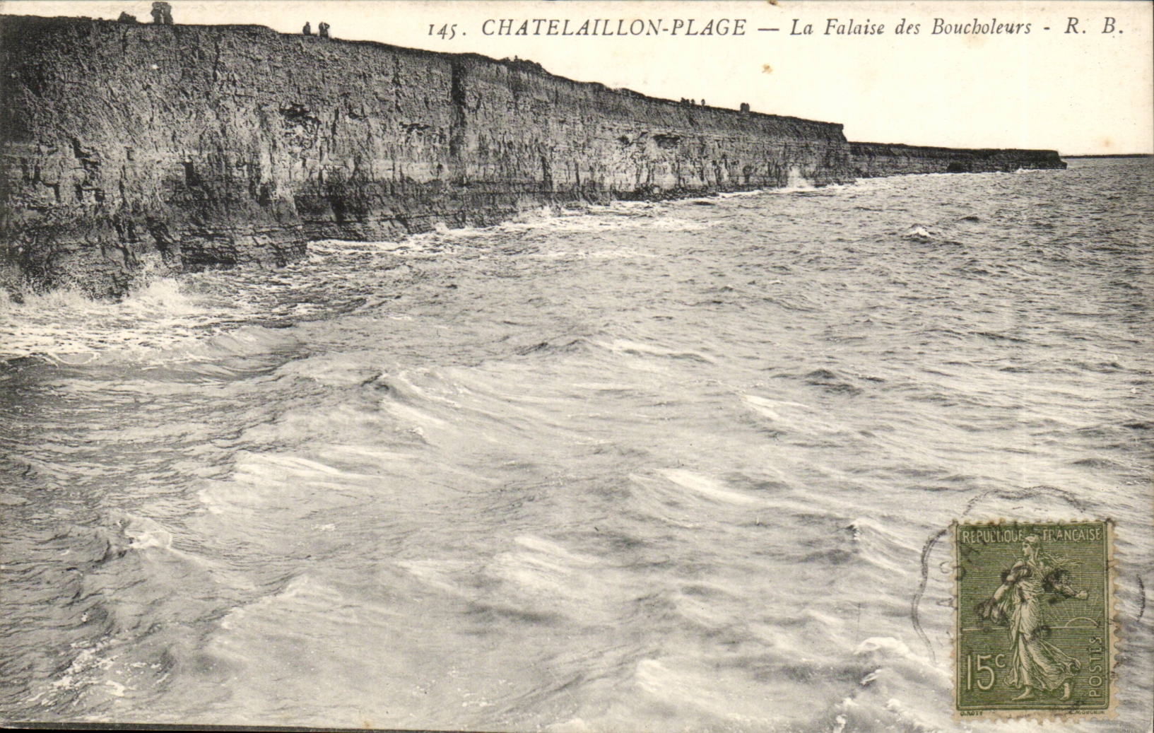 chatelaillon CPA the cliff of Boucholeurs