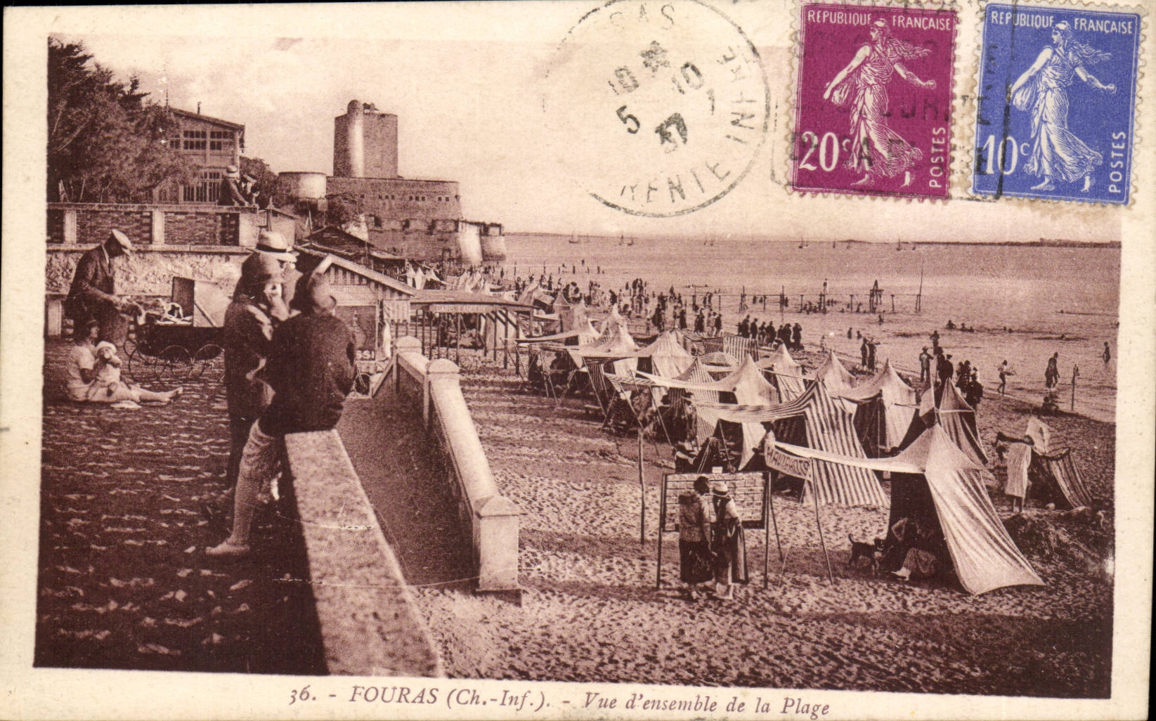 Fouras CPA Overall picture of the beach