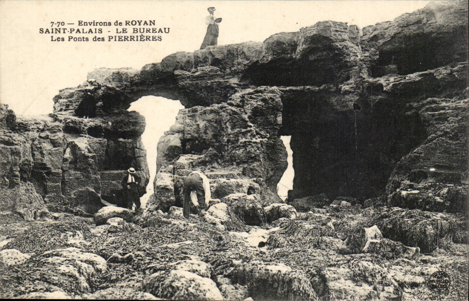 Umlagerungen Royan CPA Saint des Gaumens die Burobrucken von Pierrieres