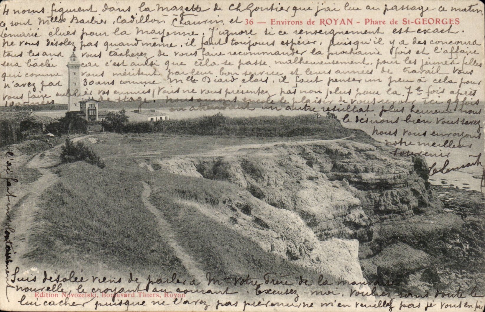 Umlagerungen Royan CPA des Leuchtturmes von Str Georges (Leuchtturm)