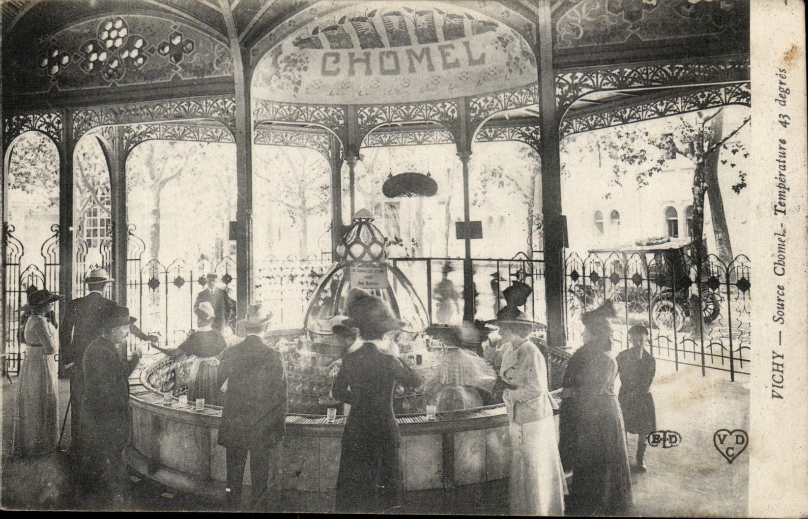 Vichy CPA Source Chomel Temperature 43 degrees