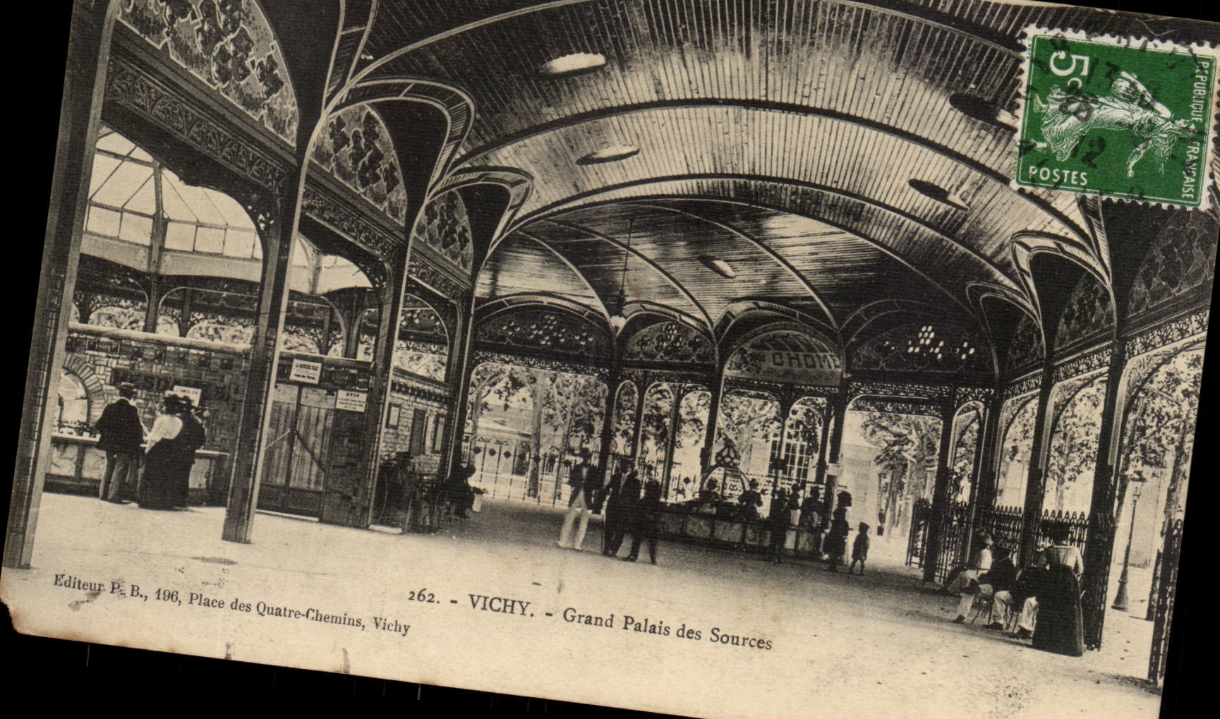 Vichy CPA Grand Palais of the sources
