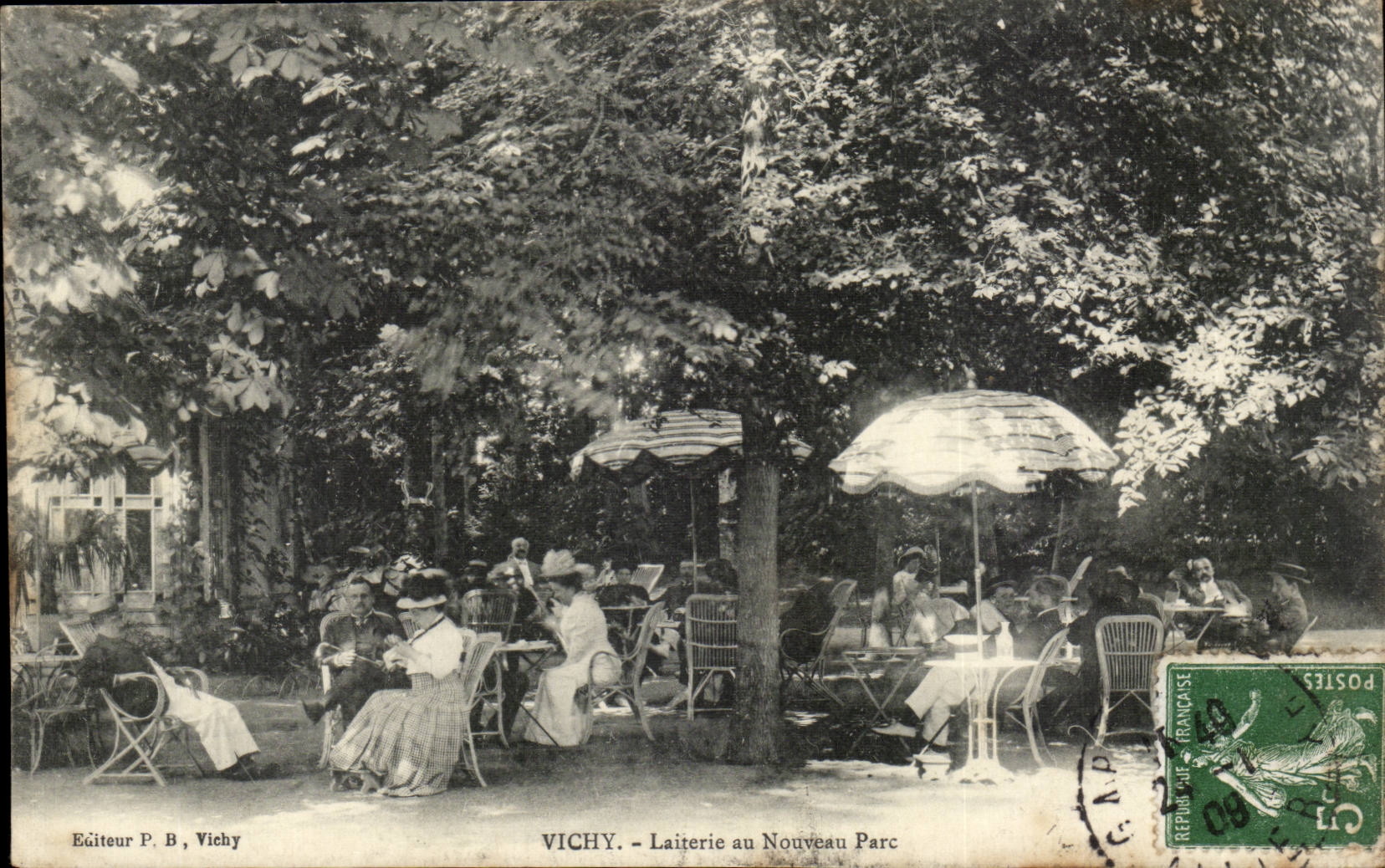 Vichy CPA Dairy of the new park