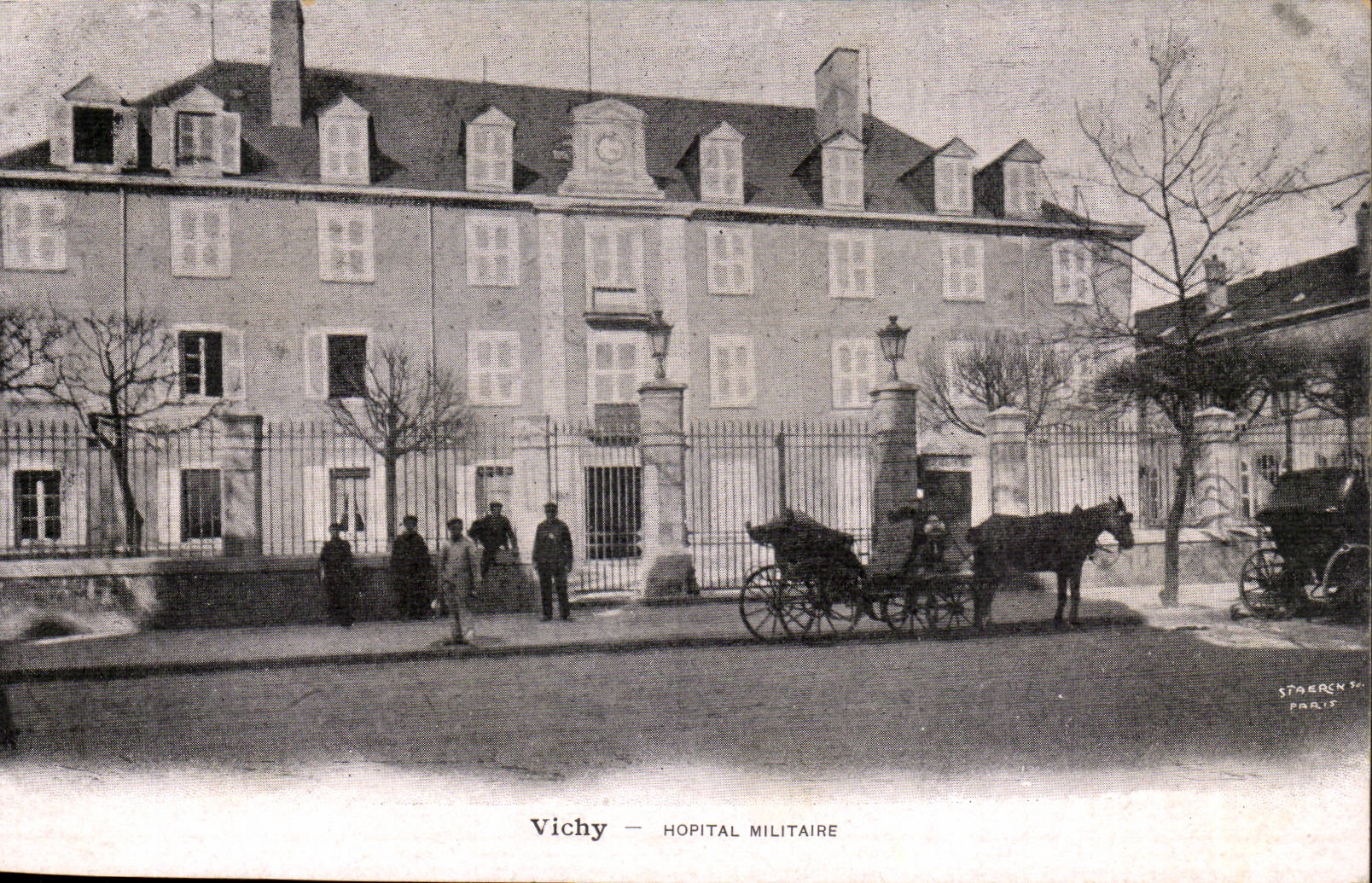Vichy CPA Military hospital (militaria)