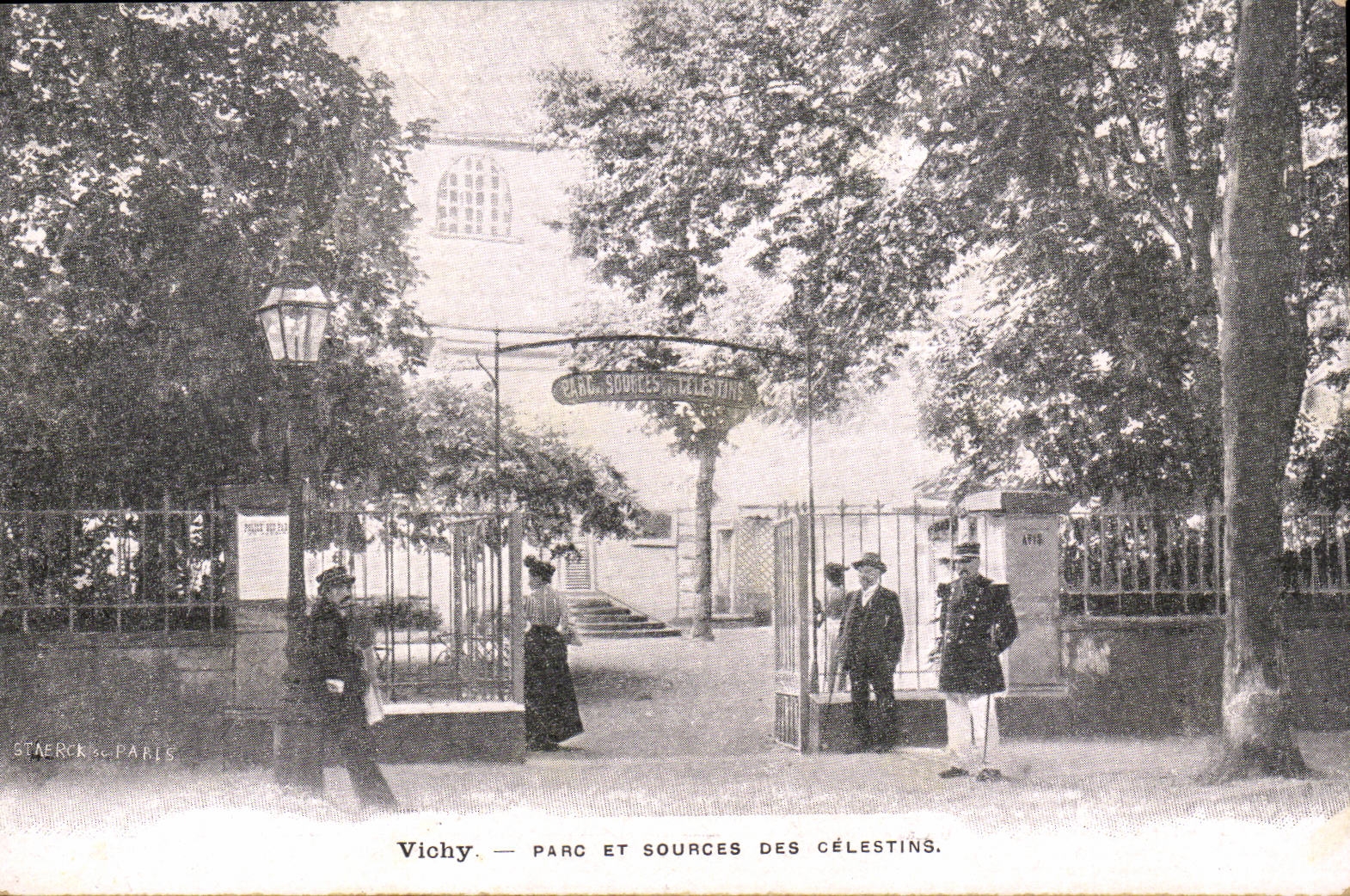 Vichy CPA Park and sources of CElestins