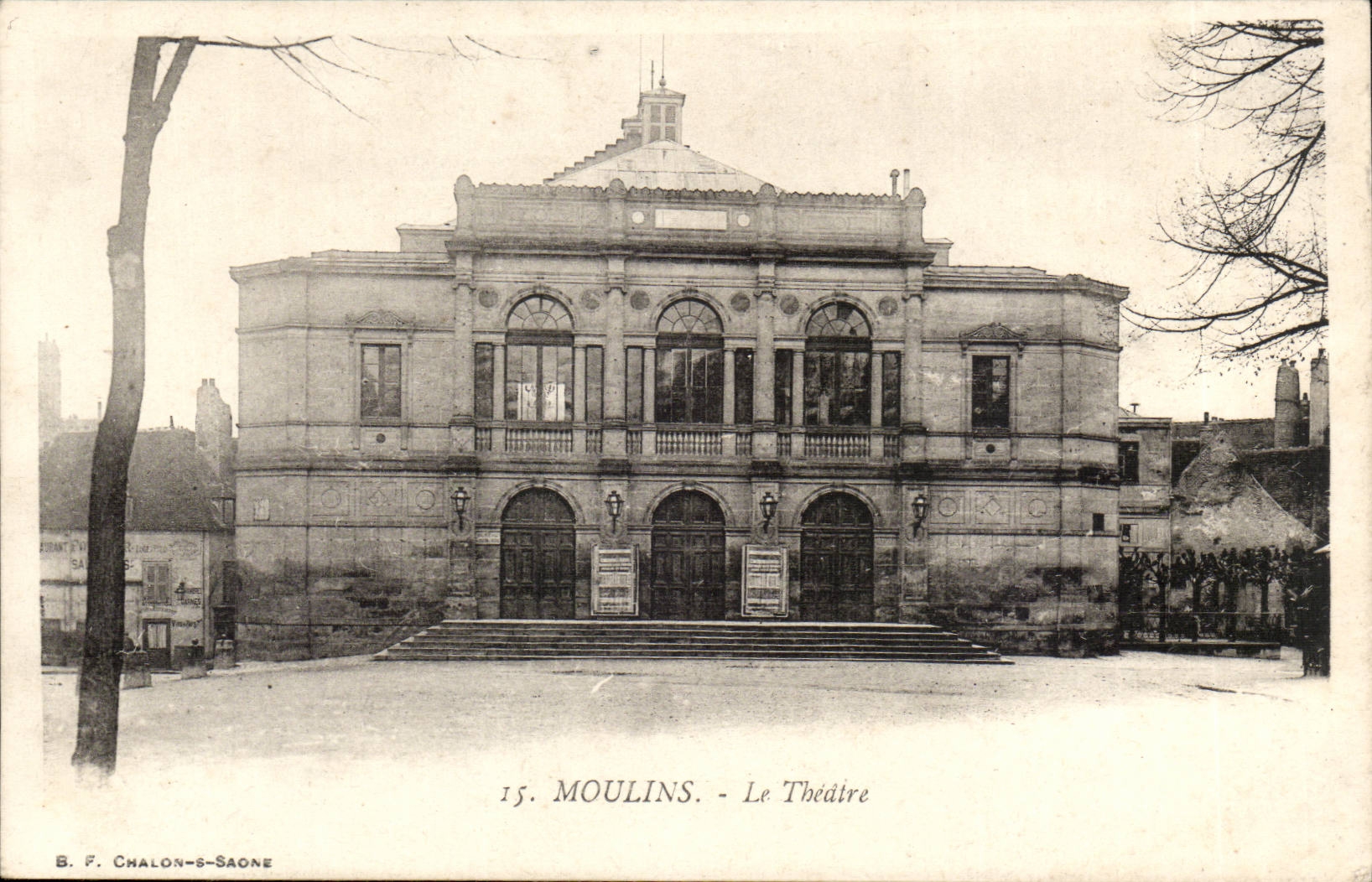 Moulins CPA the theater