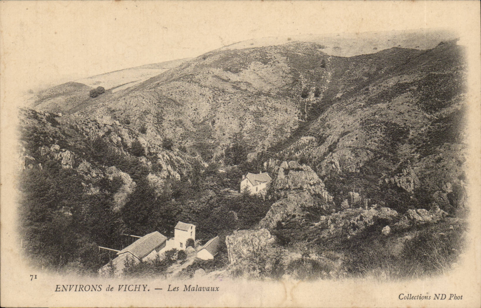 Surroundings of Vichy CPA Malavaux