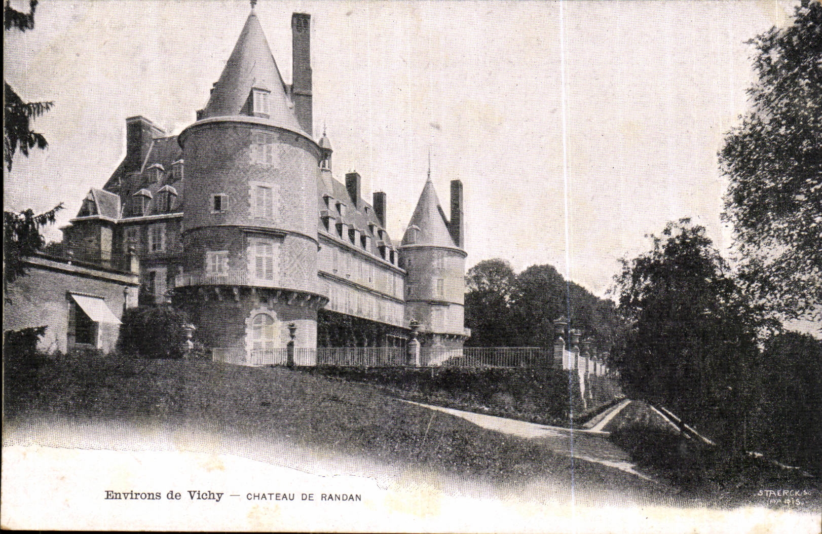 Surroundings of Vichy CPA Castle of Randan