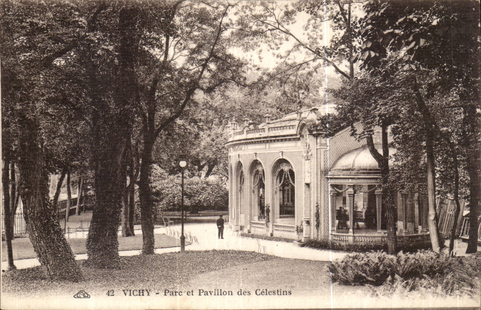 Vichy CPA Park and house of Celestins
