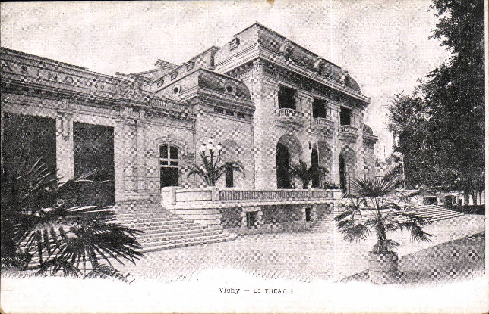 Vichy CPA the theater